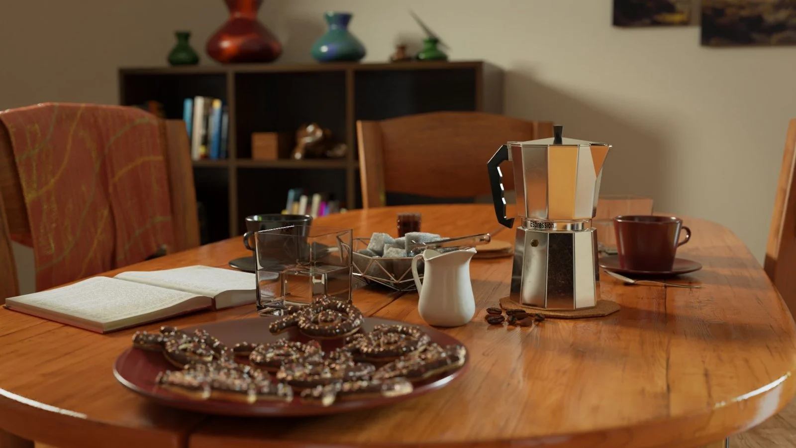 Moka Pot Interior 3d Visualization 01